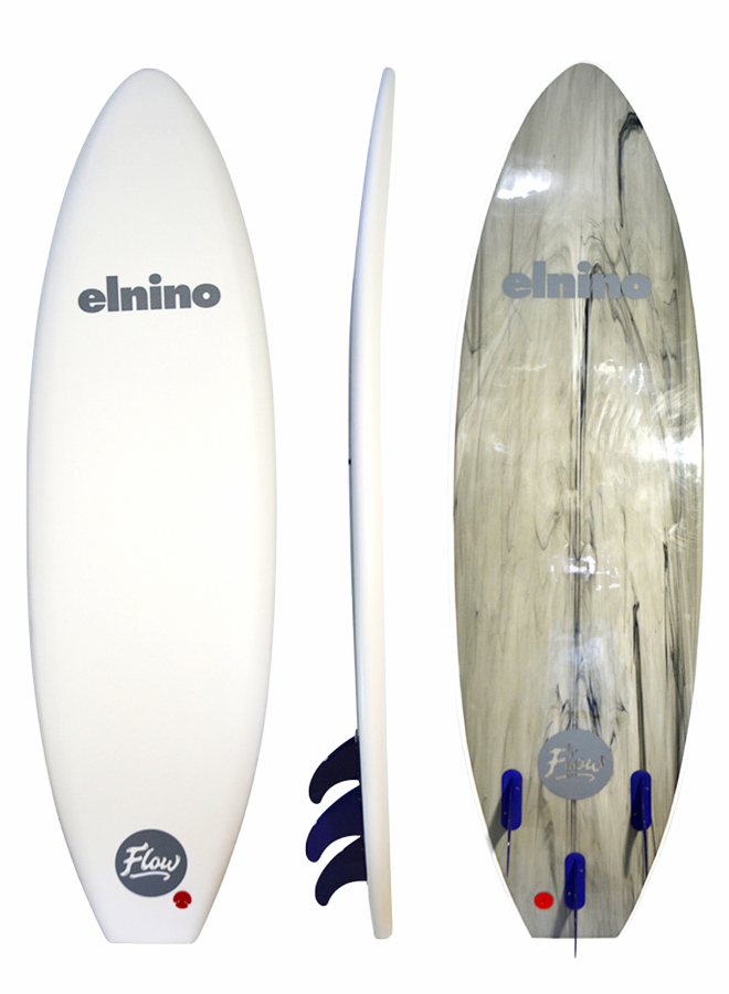 Elnino Softboard Surfboard White